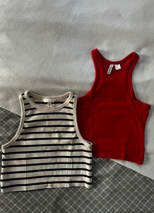 Lot de débardeurs, marke: H&M, zustand: Neu, größe: S / 36 / 8, 3,00 €, 3,85 € inklusive Vinted-Käuferschutz