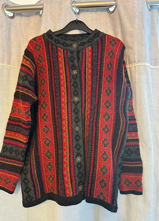 Vintage knitted wool patterned jumper, brand: Vintage Dressing, condition: Very good, size: S / UK 8-10, £12.50, £13.83 includes Buyer Protection