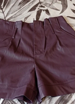 💜 Shorts/Pantaloncini Donna in Ecopelle Color Malva (Viola Melanzana) - Calliope - Taglia M 💜, brand: Calliope, condizioni: Nuovo senza cartellino, taglia: M / IT 42 / EU 38, €12.00, €13.30 include la Protezione acquisti