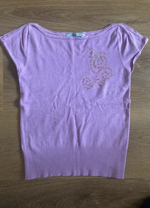 90s vintage pink top with glitter, marque: Vintage Dressing, état: Très bon état, taille: S / 36 / 8, 18,00 €, 19,60 € Protection acheteurs incluse