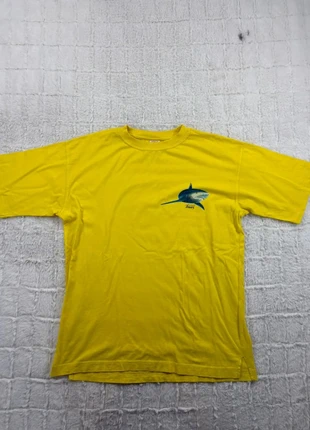 T-shirt Tinas Fashion coton égyptien jaune requin imprimé vintage - Taille L, brand: Vintage Dressing, condizioni: Ottime, taglia: L, €21.90, €23.70 include la Protezione acquisti Pro