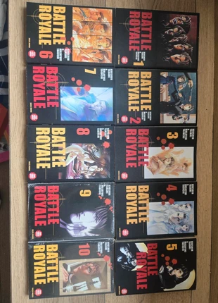 lot complet des 10 tomes de Battle Royale en édition Soleil Manga., estado: Muito bom, €65.00, €68.95 inclui Proteção do Comprador