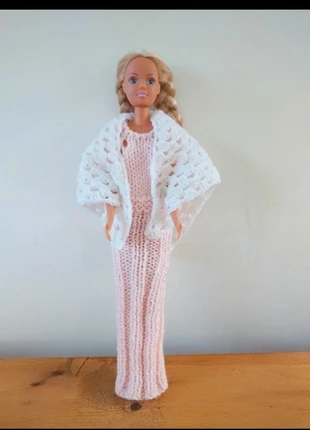 🎁 Robe longue rose et châle blanc pour poupée type Barbie 🎁, marke: Fait Main, zustand: Neu, größe: Einheitsgröße, 2,37 €, 3,19 € inklusive Vinted-Käuferschutz