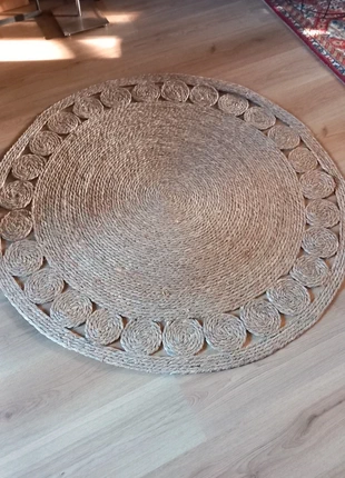 Jute/zeegras vloerkleed Ø120cm, marque: onbekend, état: Très bon état, 11,95 €, 13,25 € Protection acheteurs incluse