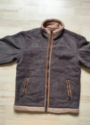 Blouson Polaire Sherpa Marron/Beige T. XL/XXL, état: Très bon état, taille: XL, 13,99 €, 15,39 € Protection acheteurs incluse