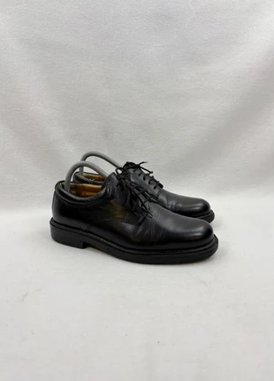 Chaussures Vintage derby made in italy en cuir noir lisse – T40 homme, merk: Vintage Dressing, staat: Heel goed, maat: 40, € 26,90, € 28,95 inclusief Kopersbescherming Pro