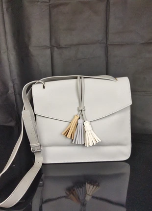 Sac à main gris/blanc – Neuf sans étiquette – Élégant et pratique, brand: Vintage Dressing, condition: New without tags, €18.00, €19.60 includes Buyer Protection