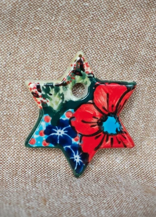 Cerraf unikat Bunzlau hanger 6 cm, merk: bunzlau, staat: Nieuw zonder prijskaartje, € 6,99, € 8,04 inclusief Kopersbescherming