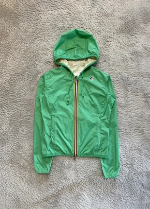 Veste manteau coupe vent imperméable anti pluie kway couleur vert taille XS femme, marca: K-Way, estado: Muito bom, tamanho: XS / 34 / 6, €55.00, €58.45 inclui Proteção do Comprador