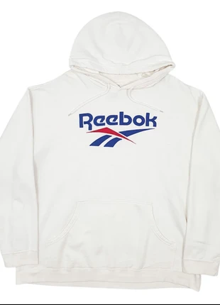 Reebok Spellout Hoodie Cotton Blend Sweatshirt Jumper Mens XL, brand: Reebok, condition: Good, size: XL / UK 20-22, £11.00, £12.25 includes Buyer Protection Pro
