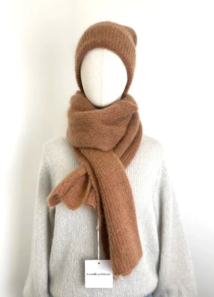 Écharpe mohair camel, état: Neuf avec étiquette, 55,00 €, 58,45 € Protection acheteurs (Pro) incluse