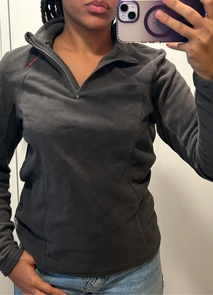 Polaire Quechua zippée - Gris anthracite, condizioni: Ottime, taglia: S / IT 40 / EU 36, €11.00, €12.25 include la Protezione acquisti