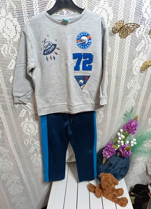 👶🏻 Conjunto 2 Peças Rapaz Mayoral Azul Cinza Tamanho 4/5 Anos Em Bom Estado, marque: Mayoral, état: Bon état, taille: 4 ans / 104 cm, 6,00 €, 7,00 € Protection acheteurs incluse