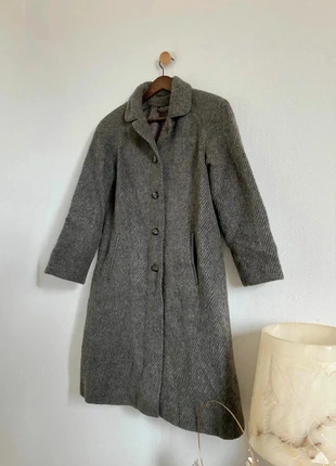 Manteau vintage – 100% Laine de lama de Luxe Peignée – Motif Chevron – Made in France – Taille M, marke: Vintage Dressing, zustand: Sehr gut, größe: M / 38 / 10, 24,00 €, 25,90 € inklusive Vinted-Käuferschutz