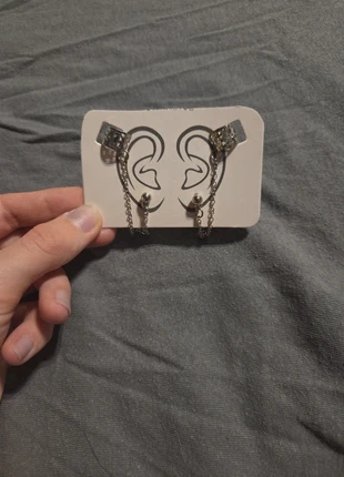 Silver earrings, brand: NO LABEL, condizioni: Nuovo con cartellino, €5.00, €5.95 include la Protezione acquisti