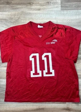 Maillot sport manches courtes Teamwork Athletic CCC One Red Zone rouge numéro 11 taille XL - SKU0008, marca: American Apparel, estado: Muito bom, tamanho: XL / 42 / 14, €6.99, €8.04 inclui Proteção do Comprador