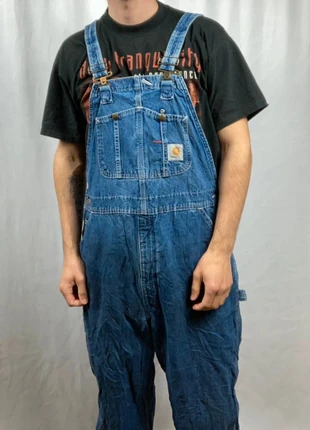 Salopette Carhartt en Jean Workwear, marque: Carhartt, état: Bon état, taille: W38 | FR 48, 40,99 €, 43,74 € Protection acheteurs (Pro) incluse