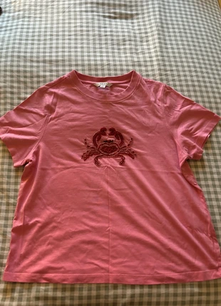 Next pink crab T-shirt, brand: Next, condition: Very good, size: L / 12, £5.00, £5.95 includes Buyer Protection