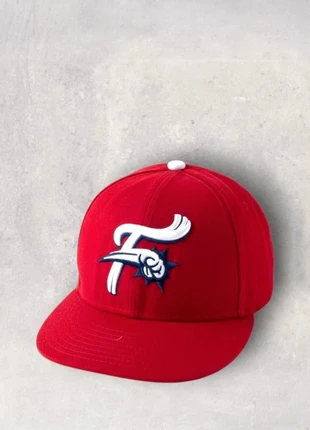 Casquette New Era 59Fifty rouge – Minor League Baseball – Logo brodé, merk: New Era, staat: Heel goed, maat: Universele maat, € 15,00, € 16,45 inclusief Kopersbescherming