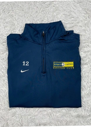 Pull Nike Soccer Football à zip brodé couleur marine | Taille : L, brand: Nike, condition: Very good, size: L, €21.90, €23.70 includes Buyer Protection