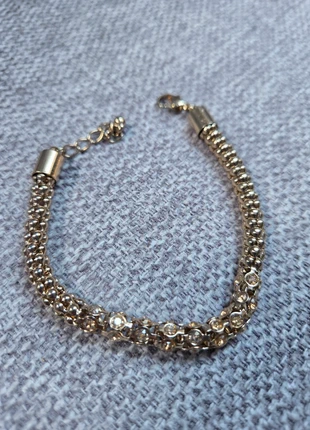 Bracelet doré bel effet, marque: Fantaisie, état: Neuf sans étiquette, 3,00 €, 3,85 € Protection acheteurs incluse