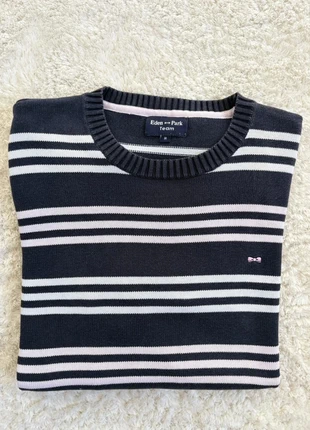 Pull Eden Park col rond à rayures - M - bleu marine blanc, marca: Eden Park, estado: Nuevo sin etiquetas, tamaño: M, 35,00 €, 37,45 € Protección al comprador Pro incluida