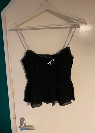 Zwarte top Zara, merk: Zara, staat: Nieuw zonder prijskaartje, maat: M / 38 / 10, € 5,00, € 5,95 inclusief Kopersbescherming