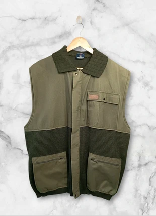 Gilet sans manche zippé vintage pure laine made in France style chasse pêche workwear L homme, marca: Tricomer, estado: Muy bueno, tamaño: L, 39,00 €, 41,65 € Protección al comprador incluida