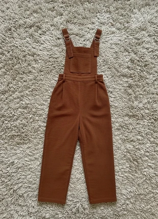 Salopette marron côtelée – style vintage & cozy, merk: Soléa Lune, staat: Heel goed, maat: S / 36 / 8, € 44,99, € 47,94 inclusief Kopersbescherming