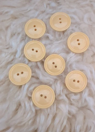 Lot de 8 boutons vintage en parfait état jaune, marca: Vintage, estado: Como novo, €3.00, €3.85 inclui Proteção do Comprador
