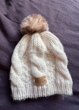 Bonnet blanc Aran enfant ado, marque: Aran Crafts, état: Neuf sans étiquette, taille: Universel, 4,00 €, 4,90 € Protection acheteurs incluse