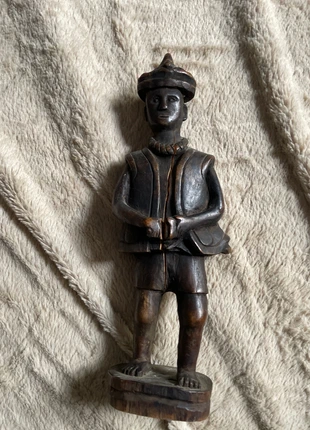 Statuetta in legno intagliato a mano artigianale etnica vintage, marca: Top Vintage, estado: Muy bueno, 1,50 €, 2,28 € Protección al comprador incluida