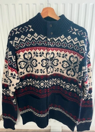 Cardigan Ralph Lauren en laine à maille épaisse couleur marine taille M, brand: Ralph Lauren, condizioni: Nuovo con cartellino, taglia: M, €175.00, €184.45 include la Protezione acquisti