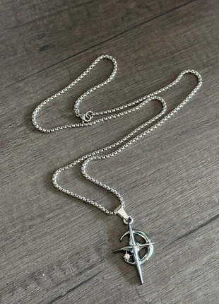 Chaîne Collier Argenté Streetwear, marque: CHROME, état: Très bon état, 11,90 €, 13,20 € Protection acheteurs incluse