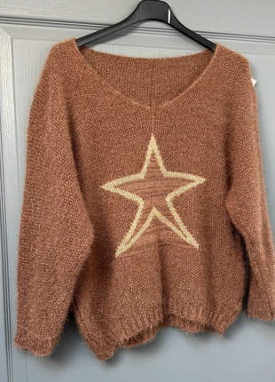 Pull mohair femme étoile camel M/L, brand: mohair etoil, condition: Very good, size: L / 40 / 12, €23.90, €25.80 includes Buyer Protection Pro