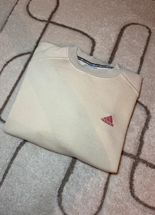 Pull Col Rond Adidas Vintage Logo Brodé | Taille XL | Beige, marca: adidas, estado: Muito bom, tamanho: XL, €21.99, €23.79 inclui Proteção do Comprador