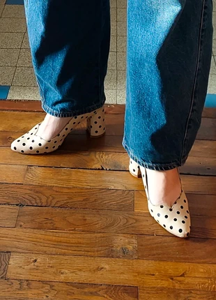 Escarpins Corazon Make my lemonade polka, merk: Make My Lemonade, staat: Heel goed, maat: 38, € 50,00, € 53,20 inclusief Kopersbescherming