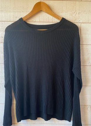 Pull fin noir, marca: Mango, estado: Novo sem etiquetas, tamanho: L / 40 / 12, €13.00, €14.35 inclui Proteção do Comprador