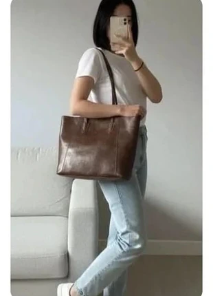 Grand sac similicuir marron, brand: Glamour, condition: Very good, €28.00, €30.10 includes Buyer Protection Pro