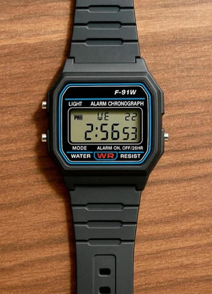 Casio F-91W Style Watch - Rubber Band, brand: NO LABEL, condition: New with tags, size: One size, £3.50, £4.38 includes Buyer Protection
