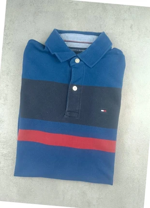 Polo Tommy Hilfiger Slim Fit Bleu à Rayures Homme Taille S #097, brand: Tommy Hilfiger, condition: Very good, size: S, €14.99, €16.44 includes Buyer Protection Pro