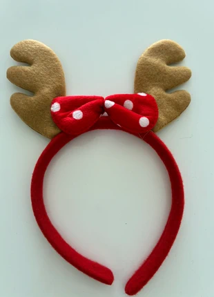 Serre-tête cheveux rouge avec Noël cerf fêtes accessoires filles, marque: Noël, état: Très bon état, taille: Taille unique, 2,00 €, 2,80 € Protection acheteurs incluse