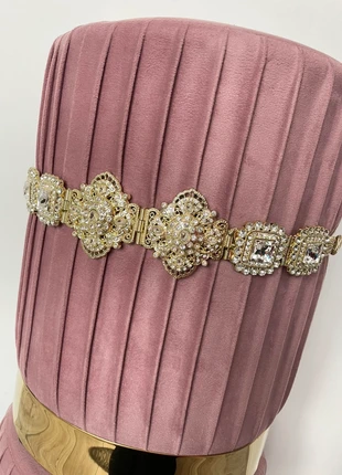 Marokkaanse riem, staat: Nieuw zonder prijskaartje, maat: Aanpasbaar, € 13,00, € 14,35 inclusief Kopersbescherming