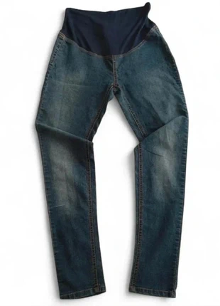 Jean de maternité femme taille 42 – coupe slim avec bandeau extensible, merk: maternité, staat: Heel goed, maat: XL / 42 / 14, € 12,00, € 13,30 inclusief Kopersbescherming Pro