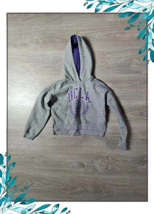 Sweat à capuche gris et violet taille XXS marque Ucla, marque: UCLA, état: Très bon état, taille: XS, 5,00 €, 5,95 € Protection acheteurs incluse