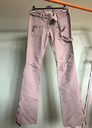 Pantaloni cargo Y2K con cintura e zip alle caviglie, marque: Specchio, état: Très bon état, taille: M / 38 / 10, 10,00 €, 11,20 € Protection acheteurs incluse