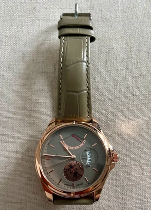 Men's olive green and gold wristwatch brand new 39-42 mm, brand: Poedagar, condition: New without tags, size: 39–42 mm, £8.00, £9.10 includes Buyer Protection