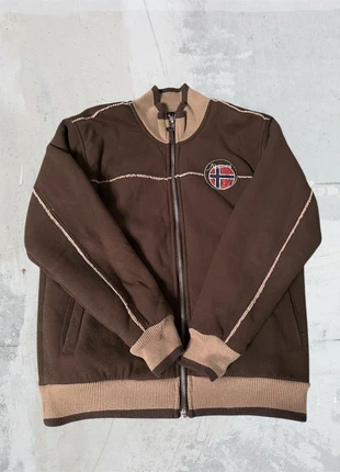 Vintage Brown Norway Fleece Jacket, marke: Vintage Dressing, zustand: Sehr gut, größe: L, 85,00 €, 89,95 € inklusive Vinted-Käuferschutz