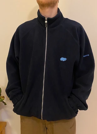 Hippo Navy Fleece Zip Up Jumper –  Size L, brand: Hippo, condition: Very good, size: L, £12.00, £13.30 includes Buyer Protection
