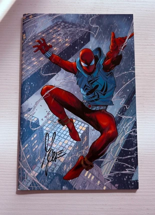 Ultimate Spiderman 1 cover variant autografata da Marco Checchetto, staat: Nieuw zonder prijskaartje, € 49,00, € 52,15 inclusief Kopersbescherming